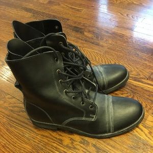 Bedstu men’s leather boots - black size 9
